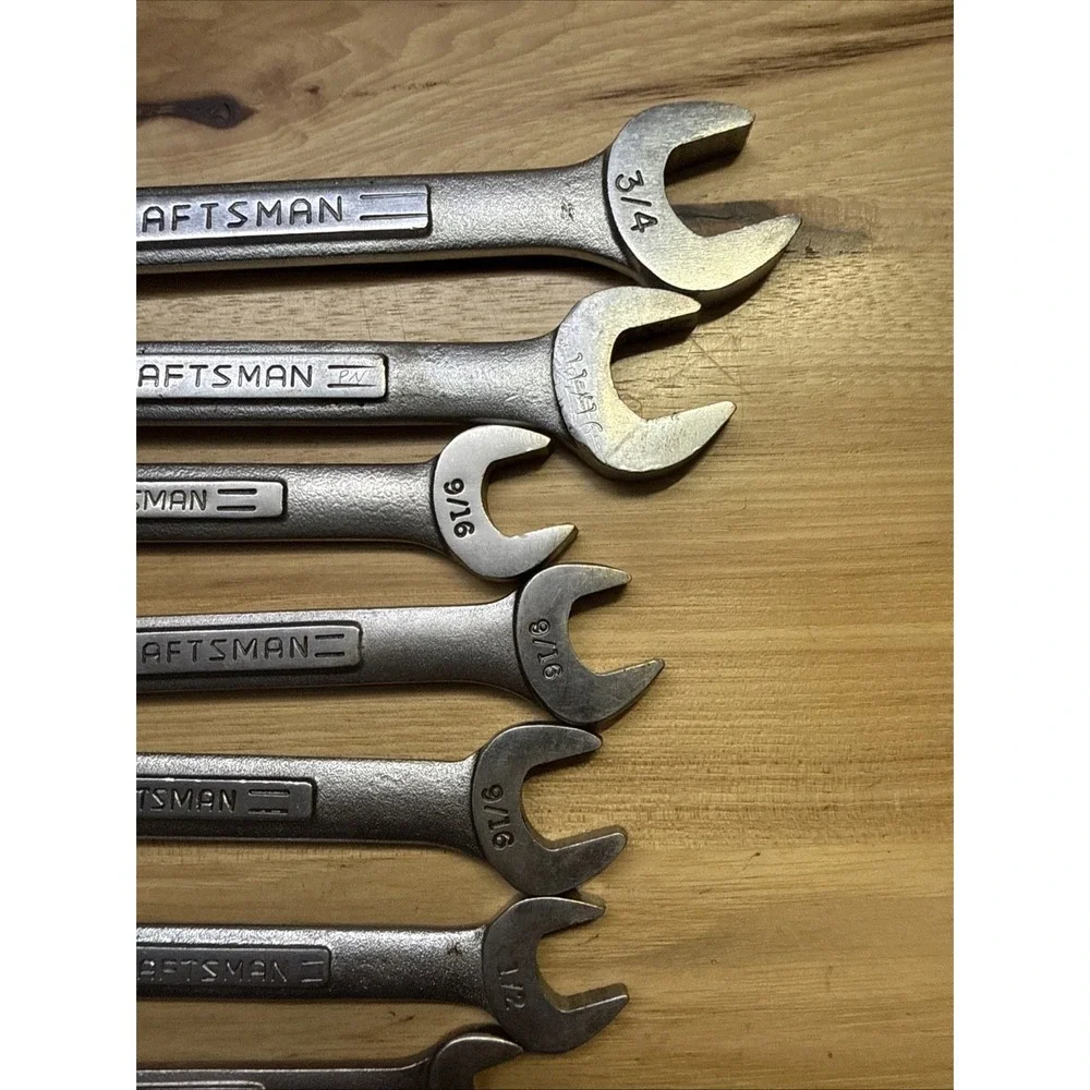 Lot of 11 Craftsman SAE Wrenches Not A Set Used V Series